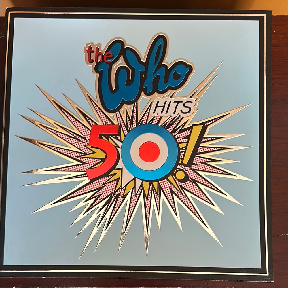 The Who Hits 50! Photo book with a certificate of authenticity